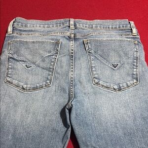 Hudson Jeans Blue cropped  Straight Leg Vintage Wash
